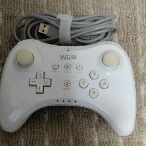 ニンテンドー　 Wii U PROコントローラー　白　動作確認済