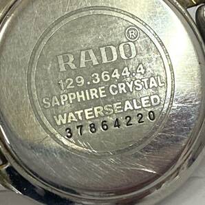 RADO ラド― FLORENCE フローレンス デイト クォーツ メンズ 腕時計 129.3644.4 ジャンクの画像7