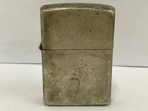 Zippo ジッポー ライター STERLING スターリングシルバー 1998 ジッポ オイルライター 喫煙具 着火未確認 ジャンク