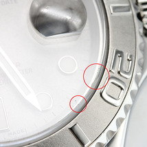 ロレックス ROLEX ヨットマスター ロレジウム 16622 シルバー文字盤 F番 SS/プラチナ メンズ腕時計 クロノメーター 自動巻き_画像6