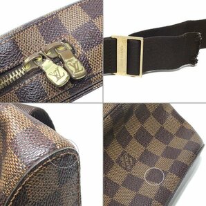 ★1円～ 訳あり★ ヴィンテージ LOUIS VUITTON ダミエ・エベヌ ジェロニモス ボディバッグ N51994 ルイヴィトンの画像6