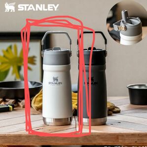 スタンレー STANLEY アイスフローフリップストロー真空ウォーターボトル 0.5L 水筒 保冷 アウトドア