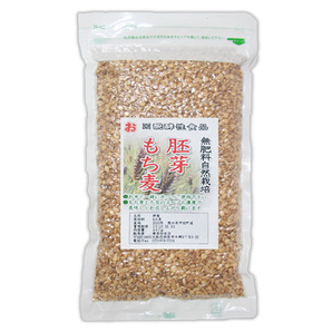 自然栽培 胚芽もち麦(400g)★熊本県産★無肥料・無農薬・自家採取★もちもちプチプチした食感、栄養も豊富♪もち麦ダイエットにも(*^^*)