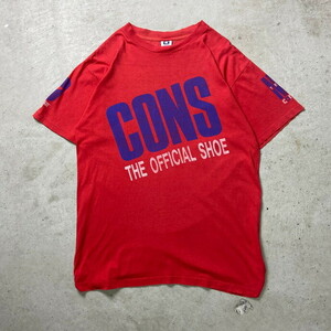 80年代 USA製 CONS NBA CONVERSE コンバース プリントTシャツ メンズL-XL相当