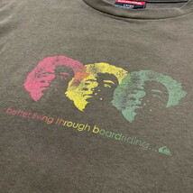 QUIKSILVER クイックシルバー サーフ プリントTシャツ メンズL_画像3