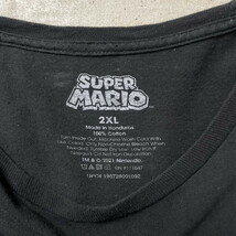 SUPER MARIO スーパーマリオ キャラクタープリントTシャツ NINTENDO 任天堂 ゲーム メンズ2XL_画像6