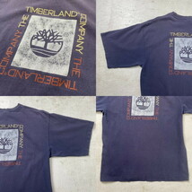 90年代 Timberland ティンバーランド ロゴプリント Tシャツ メンズM_画像10