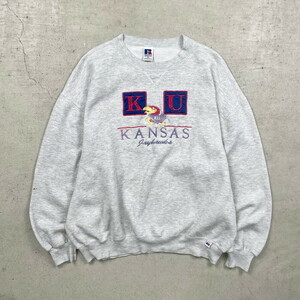 90年代 USA製 RUSSELL ATHLETIC ラッセル スウェットシャツ カレッジ チーム メンズ2XL