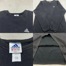 90年代 USA製 adidas アディダス スウェットシャツ パフォーマンスロゴ メンズ2XL相当_画像6