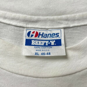 80年代 USA製 Hanes アドバタイジング プリントTシャツ EYE メンズXLの画像6
