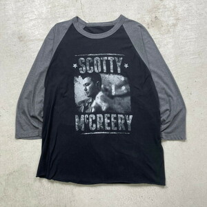 Scotty McCREERY 2012年ツアープリントロングTシャツ 七分袖 メンズL相当