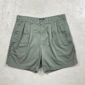 DOCKERS Khakisドッカーズ 2タック ワイド チノ ショーツ ショートパンツ メンズW36