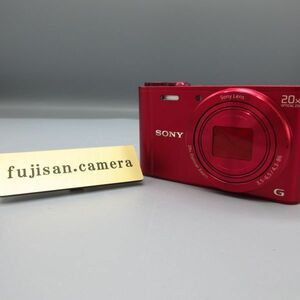 美品 Sony ソニー Cyber-shot DSC-WX300 18.2MP デジタル カメラ レッド 214004