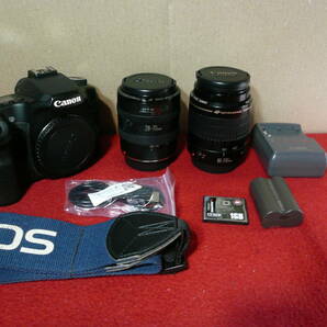 CANON EOS 40D+レンズ2本（70mm+200mm)の中古品  (928ショット) 全て揃って届いたらすぐに使えますの画像1