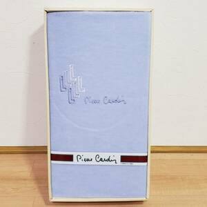 at02EE unused goods pierre cardin Pierre Cardin blanket blue single box attaching 