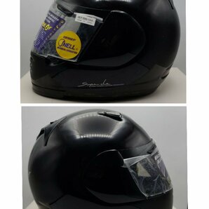 Arai HELMET ラパイドOr  57-58cm アライヘルメット ブラック 黒 フルフェイスヘルメット 箱・取説付き バイク【120n371】の画像3