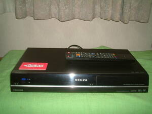 1 months guarantee Toshiba Regza RD-R100 HDD/DVD/ recorder single tuner 320GB original remote control B-CAS card attaching 