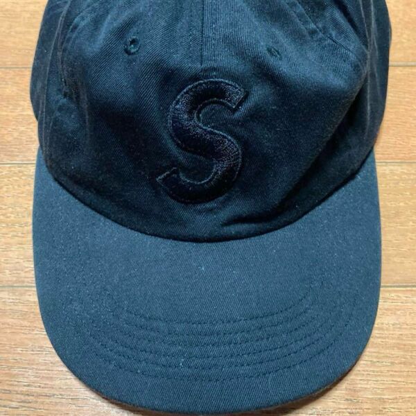 supreme 17AW Tonal S Logo 6-Panel Black