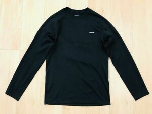 【良品】patagonia★ドライインナーシャツ★黒★XS