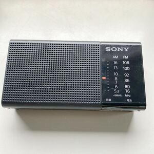 SONY ソニー　ICF-P36 ラジオ　2019年製　防災グッズ アナログラジオ ブラック z-0411-20