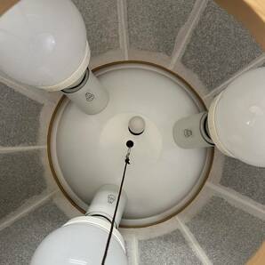 動作確認済 古民家向け 和風 和紙 LED照明器具 天井吊り下げ型 300Ｗ の画像4