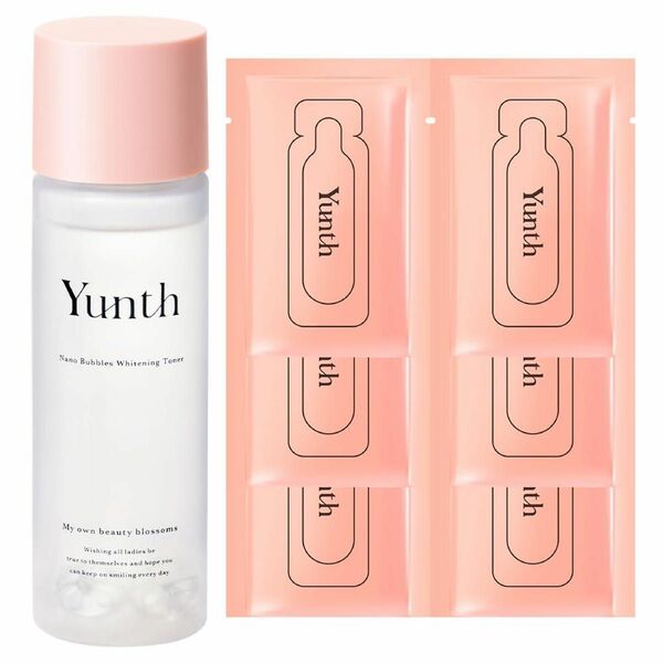 Yunth ユンス ナノバブル化粧水 110ml +美容液パウチ３個