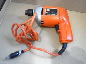 A603 Black&Decker 6.5mm電気ドリル 中古