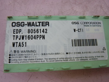 F384　OSG -WALTER-　チップ　TPJW1604PPN　WTA51　10個　新品・未開封_画像4