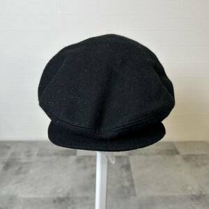 Yohji Yamamoto ヨージ・ヤマモト ハンチング キャップ 帽子 ハンチング帽　濃紺　メンズ　G50