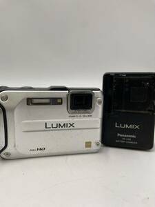 #12523 Panasonic パナソニック Lumix DMC-FT3 デジタルカメラ コンパクトデジタルカメラ デジカメ シルバー 充電器 動作未確認