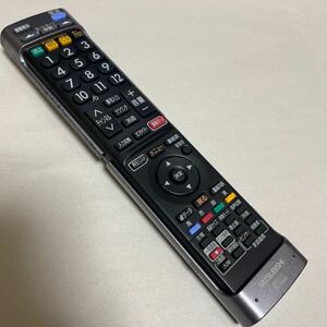 E7890 返品可　動作品　清掃済み　三菱 MITSUBISHI テレビリモコン RL16502