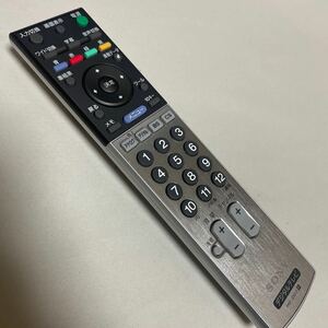 A8036 返品可　動作良好　清掃済み　SONY ソニー テレビリモコン RM-JD007