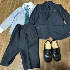 120㎝男の子スーツ&靴セット結婚式発表会入学式卒園式