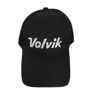 ロゴキャップ 新品 未使用品 Volvik キャップ フリーサイズ ブラック 帽子 ボルビック ゴルフウエア 