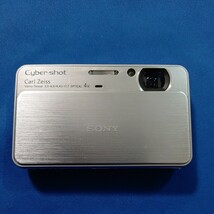 ☆　SONY ソニー Cyber-shot サイバーショット DSC-T99 シルバー デジカメ バッテリー 充電器　メモリーカード　送料無料　☆_画像6