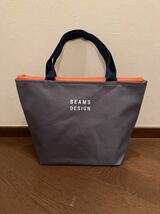 ★新品未使用品★ BEAMS ビームス トートバッグ 保冷ポーチ付き / バッグ ウォレット 財布 弁当鞄 ゴルフ カートバッグ ラウンドバッグ_画像3