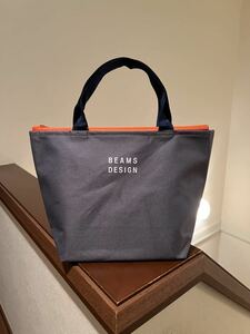 ★新品未使用品★ BEAMS ビームス トートバッグ 保冷ポーチ付き / バッグ ウォレット 財布 弁当鞄 ゴルフ カートバッグ ラウンドバッグ