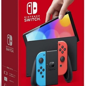 【新品未開封】２台セット 任天堂 Nintendo Switch 有機ELモデル ネオンブルー＋スカーレット 本体 ニンテン ドースイッチ【送料無料】の画像2