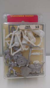 E-3 metal figure WARHAMMER FANTASY CHAOS CHARIOT [ unopened goods ]