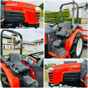 ★★クボタトラクターKB 20★ ３３７h ★20馬力★4WD★RSP14Kロータリー付き★★の画像7