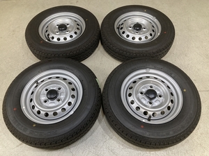 新車外し '23年製 ハイゼット トラック カーゴ 純正 TOPY 12インチ PCD100 4H BS RD-605 145/80R12 80/78N LT 4本 145R12 6PR Z3234