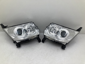 美品 割れ無 L175S 後期 ムーヴ カスタム 純正 HID ヘッドライト 左右セット KOITO 100-51990 レベ付 L185S (D1581)