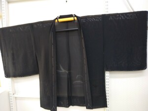 YA5266　和装　レトロ　絽　夏羽織　絹　身丈→約77㎝/裄→約65㎝　リメイク素材　