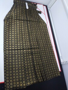 YA5295 和装　行灯　縞　袴　はかま　紐下95㎝　ポリエステル　卒業式　パーティー　コスプレ　