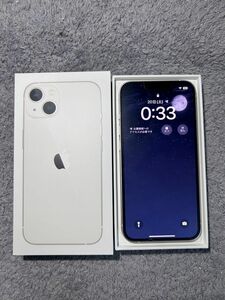 iPhone13 スターライト　SIMフリー アップル 初期化済み アイフォン