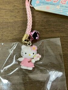 ハローキティ 根付け ストラップ 桜 Sakura Cherryblossom HELLO KITTY 花 JAPAN 春 Spring