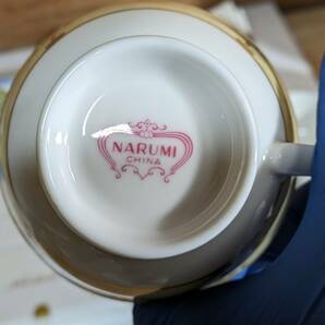 【美品】ナルミチャイナ Noritake カップアンドソーサー ケーキスプーンセット レンゲ 陶器の画像3