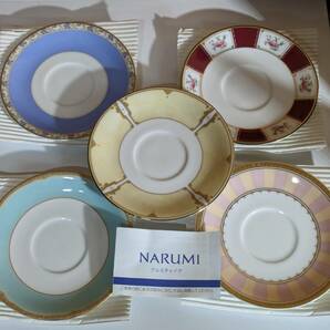 【美品】ナルミチャイナ Noritake カップアンドソーサー ケーキスプーンセット レンゲ 陶器の画像4