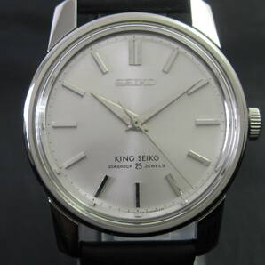 King Seiko/キングセイコー KS セカンドモデル Ref.44-9990 Cal.44A シルバー 手巻 オーバーホール/新品仕上済 1966年製造の画像3