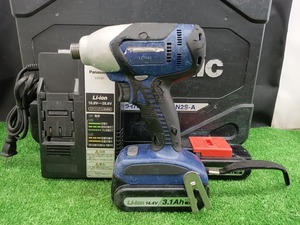 【訳あり品】中古品 パナソニック Panasonic 14.4V 3.1Ah 3.3Ah 充電 インパクトドライバー EZ7544 バッテリー2個 充電器付